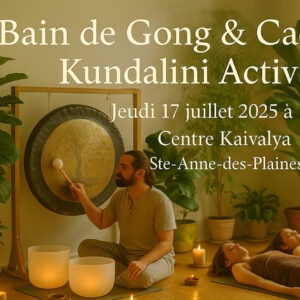 Bain De Gong, Cacao Sacré & Kundalini Activation