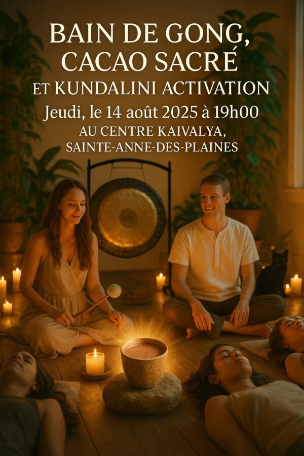 Bain De Gong, Cacao Sacré & Kundalini Activation
