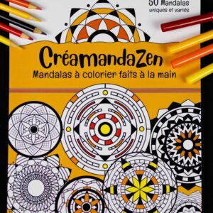 Livre de mandalas à colorier Creamandazen