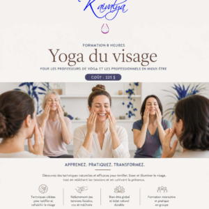 Formation Yoga Du Visage en présentiel ou en zoom